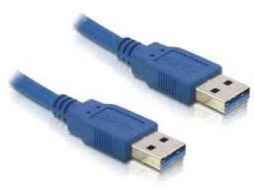 USB 3.0 Kabel A/A blau