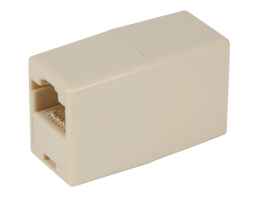 Modular-Kupplung,  E-TA 8/8 ungeschirmt,  RJ45 UTP, Buchse/ Buchse,  Belegung: 1:1