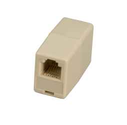 Modular-Kupplung,  E-TA 6/6 ungeschirmt,  RJ12, Buchse/ Buchse,  Belegung: 1:1