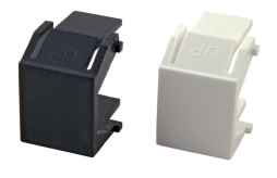 Blindeinsatz für Keystonausbrüche,zur Abdeckung bei ungenutzten Ports, für RJ45 Patchfelder und RJ45 Dosen, Farbe schwarz VPE 10 Stück, Preis hier pro 1Stück