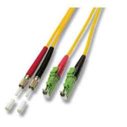 LWL Patchkabel, 9/125µ, OS2, Netzwerkkabel duplex E2000 APC8°/DIN