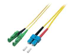 LWL duplex 9/125µ E2000 APC 8 ° / SC Patchkabel
