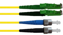 LWL 9/125µ OS2 duplex E2000 APC8°/ FCPC Patchkabel