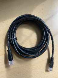 RJ45 Patchkabel U/UTP  Cat.5e PVC schwarz