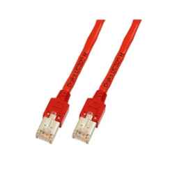 Netzwerkkabel Patchkabel LanDSL Kabel RJ45 Cat5e halogenfrei rot