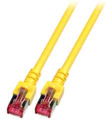 Netzwerkkabel Patchkabel LanDSL Kabel RJ45 Cat6 halogenfrei gelb