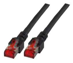 Netzwerkkabel Patchkabel LanDSL Kabel RJ45 Cat6 halogenfrei schwarz