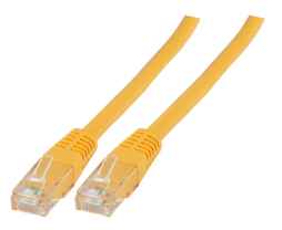 Netzwerkkabel Patchkabel LanDSL Kabel RJ45 Cat6 PVC gelb UTP