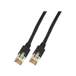 Netzwerkkabel Patchkabel LanDSL Kabel RJ45 Cat5e halogenfrei schwarz