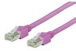 Netzwerkkabel Patchkabel LanDSL Kabel RJ45 Cat5e halogenfrei violett