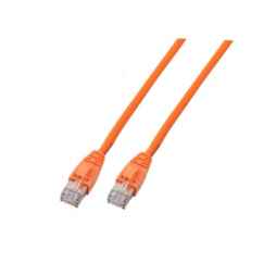 Netzwerkkabel Patchkabel LanDSL Kabel RJ45 Cat6A halogenfrei, Kabel Draka UC900 orange/ Stecker Stewart SS39