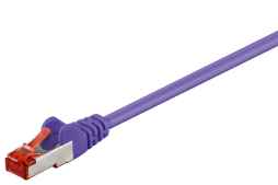 Netzwerkkabel Patchkabel LanDSL Kabel RJ45 Cat6 PVC violett S/FTP (PiMF)