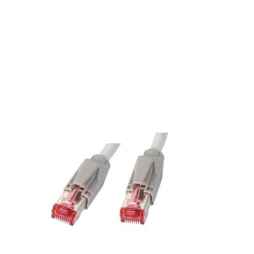Netzwerkkabel Patchkabel LanDSL Kabel RJ45 Cat6A halogenfrei, Kabel Corning FutureCom weiss/ Stecker Hirose TM21
