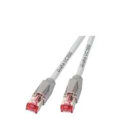 Netzwerkkabel Patchkabel LanDSL Kabel RJ45 Cat6A halogenfrei, Kabel Draka UC900 weiss/ Stecker Hirose TM21