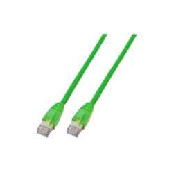 Netzwerkkabel Patchkabel LanDSL Kabel RJ45 Cat6A halogenfrei, Kabel Draka UC900 grün/ Stecker Stewart SS39