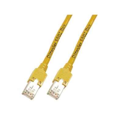 RJ45 Crossover Cat5e Dätwylerkabel gelb Patchkabel