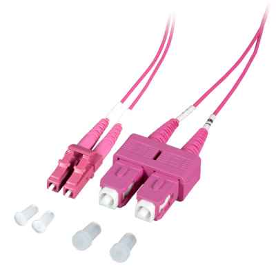 LWL duplex LC/SC 50/125µ OM4 Patchkabel