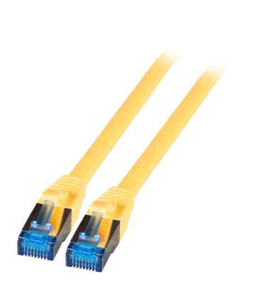 RJ45 Cat.6A Cat.7 Rohkabel AWG26 gelb Patchkabel