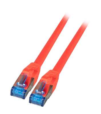 RJ45 Cat.6A Cat.7 Rohkabel superflex Mantel rot Patchkabel