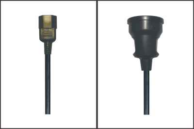Stromkabel Verlängerung SteckerStecker C14 schwarz Patchkabel